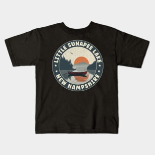 Little Sunapee Lake New Hampshire Sunset Kids T-Shirt